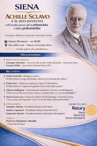 Convegno Sclavo Siena