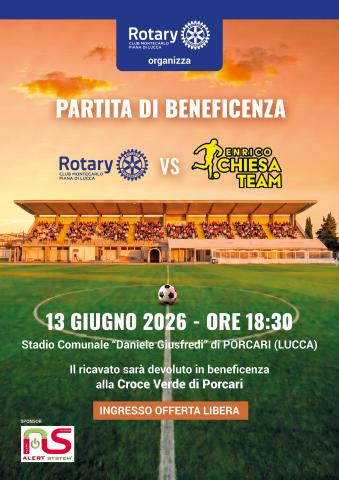 partita Rotary Club Montecarlo Piana di Lucca VS Enrico Chiesa Group