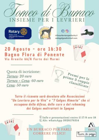 torneo Burraco 20 agosto 2026