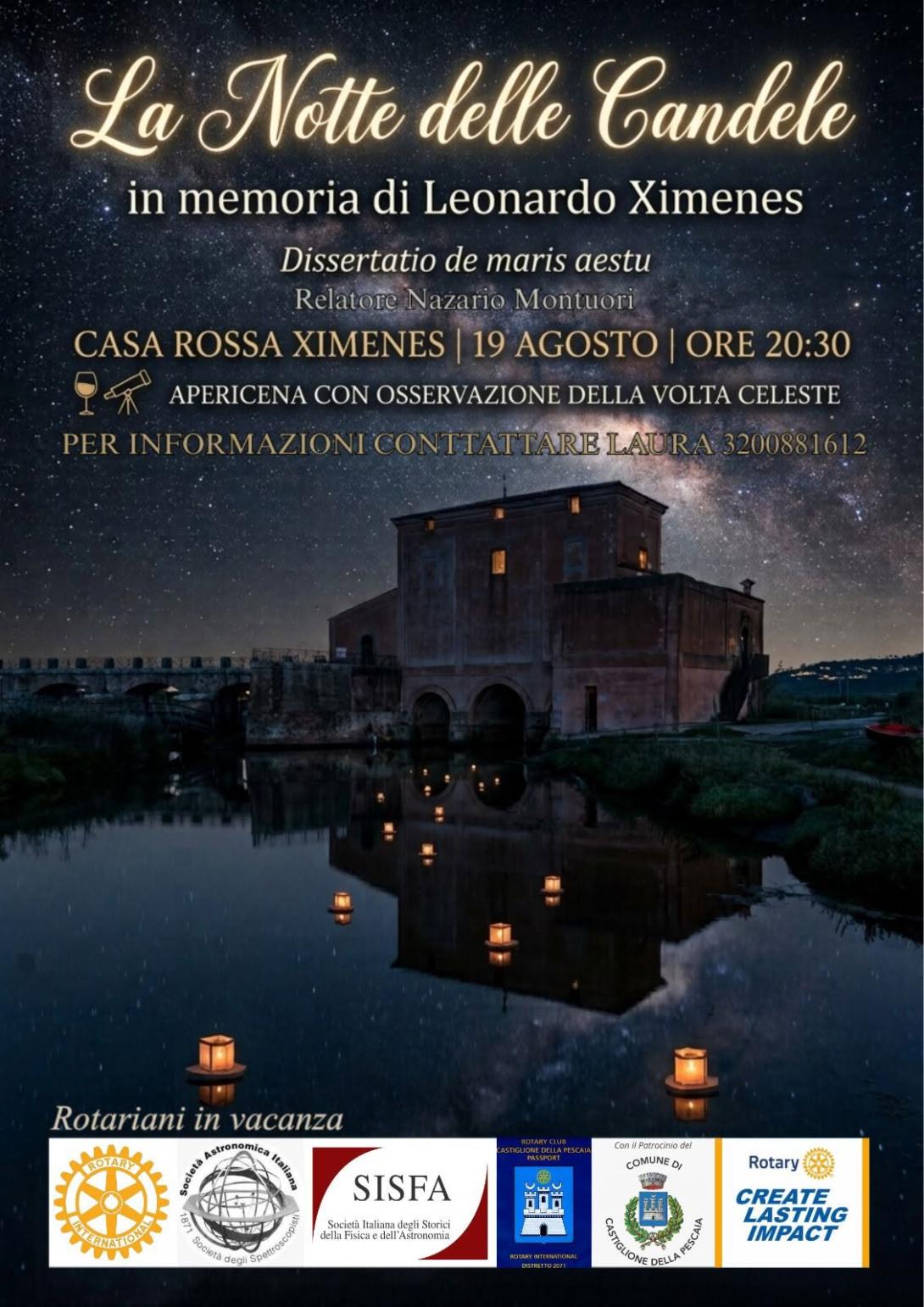 19 agosto 2026 notte delle candele