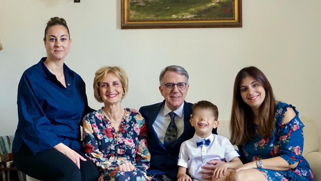 Giorgio Odello e famiglia